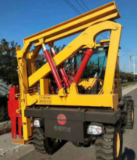 多久添加一次液压油公路护栏打桩机