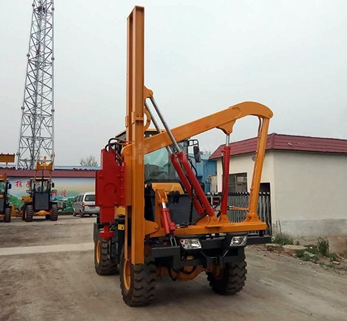 公路护栏打拔钻一体机